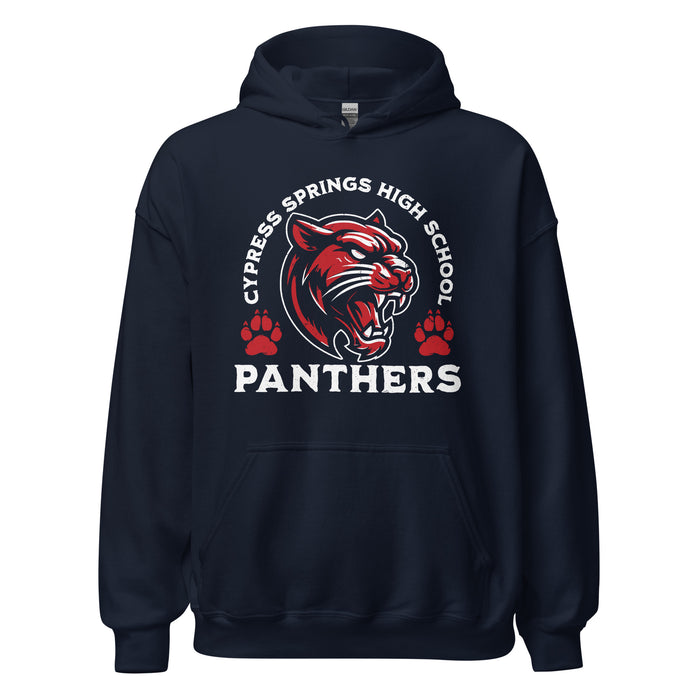 Cypress Springs High School Panthers Navy Classic Unisex Hoodie 208