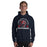 Man wearing Cypress Springs High School Panthers Navy Classic Unisex Hoodie 208