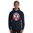 Man wearing Cypress Springs High School Panthers Navy Classic Unisex Hoodie 212