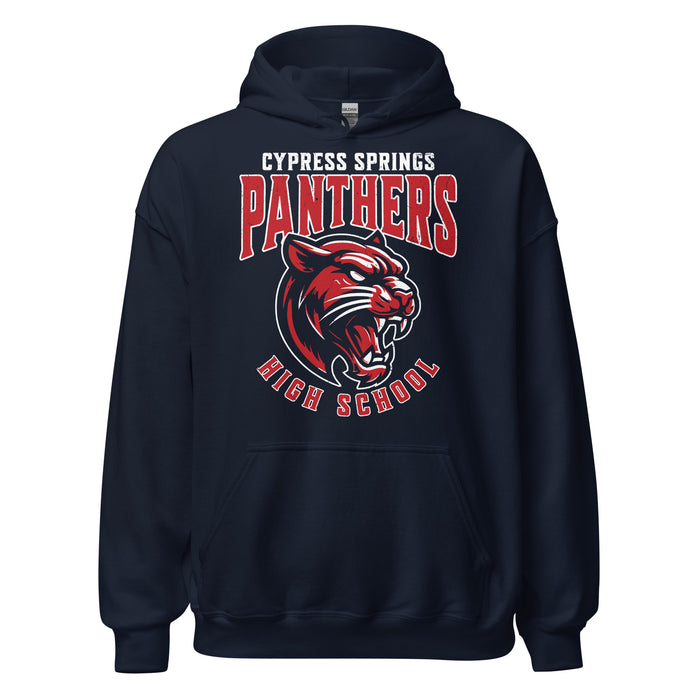 Cypress Springs High School Panthers Navy Classic Unisex Hoodie 213