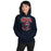 Student wearing Cypress Springs High School Panthers Navy Classic Unisex Hoodie 213