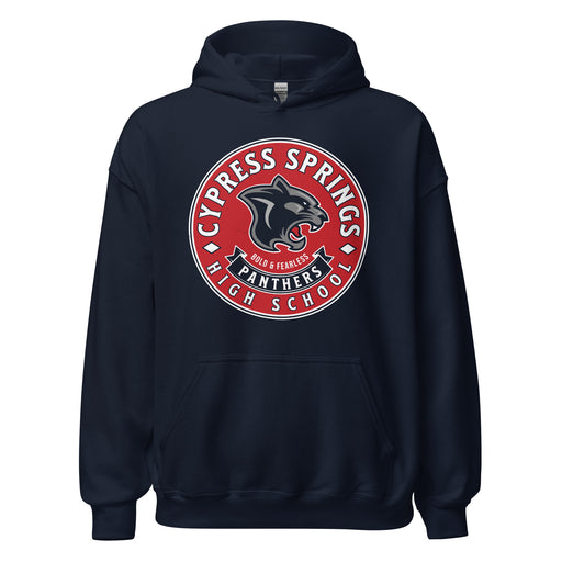 Cypress Springs High School Panthers Navy Classic Unisex Hoodie 215