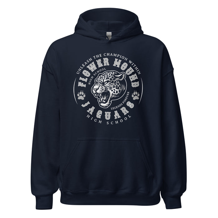 Flower Mound High School Jaguars Navy Blue Classic Unisex Hoodie 214