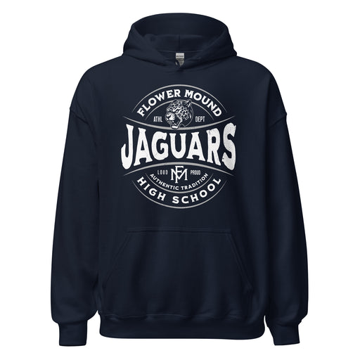 Flower Mound High School Jaguars Navy Blue Classic Unisex Hoodie 218