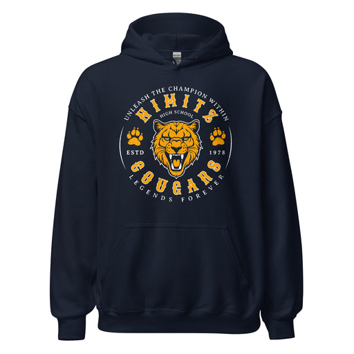 Nimitz High School Cougars Navy Blue Classic Unisex Hoodie 214