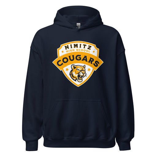 Nimitz High School Cougars Navy Blue Classic Unisex Hoodie 221