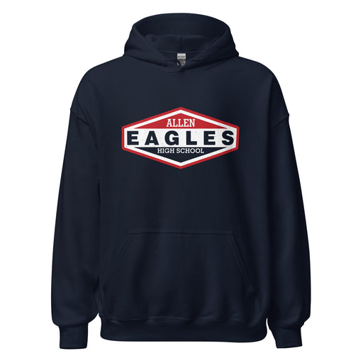 Allen High School Eagles Classic Navy Unisex Hoodie 009