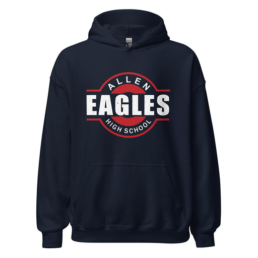 Allen High School Eagles Classic Navy Unisex Hoodie 011