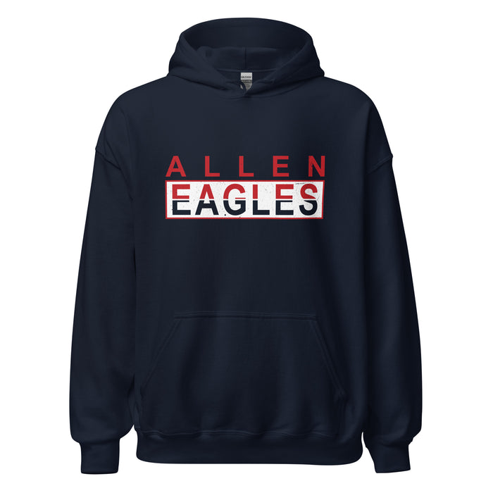 Allen High School Eagles Classic Navy Unisex Hoodie 031