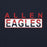 Close-up view of Allen High School Eagles Classic Navy Unisex Hoodie 031