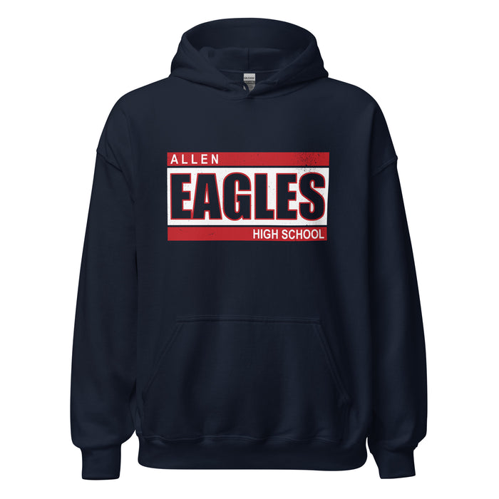 Allen High School Eagles Classic Navy Unisex Hoodie 098