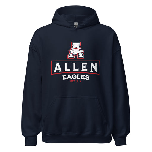 Allen High School Eagles Classic Navy Unisex Hoodie 227