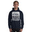 Man wearing Tomball Memorial High School Wildcats Navy Classic Unisex Hoodie 001