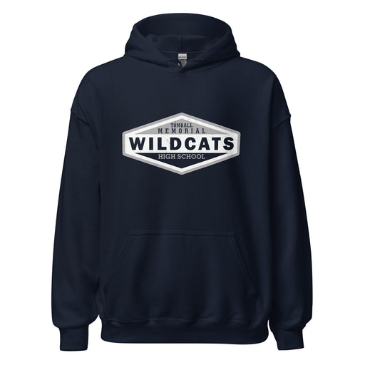 Tomball Memorial High School Wildcats Navy Classic Unisex Hoodie 009