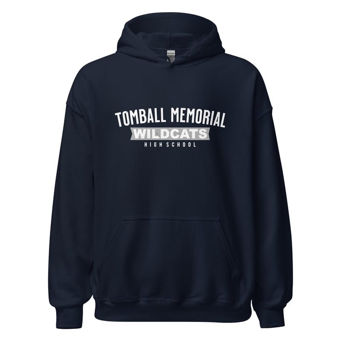 Tomball Memorial High School Wildcats Navy Classic Unisex Hoodie 021