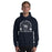 Man wearing Tomball Memorial High School Wildcats Navy Classic Unisex Hoodie 208