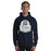 Man wearing Tomball Memorial High School Wildcats Navy Classic Unisex Hoodie 219