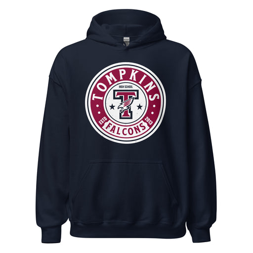 Tompkins High School Falcons Navy Classic Unisex Hoodie 220