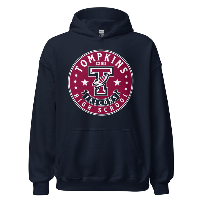 Tompkins High School Falcons Navy Classic Unisex Hoodie 215