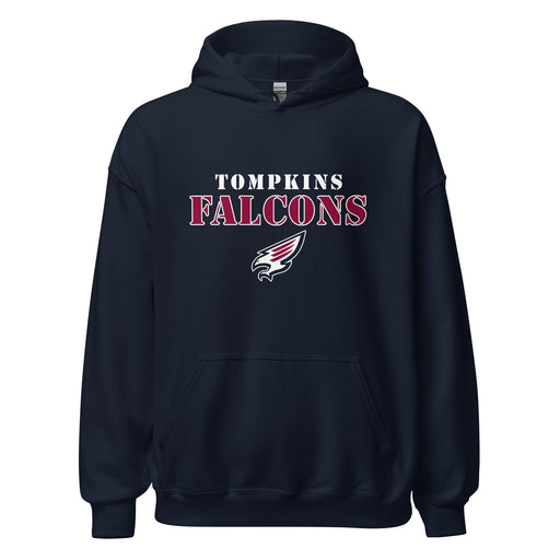 Tompkins High School Falcons Navy Classic Unisex Hoodie 222