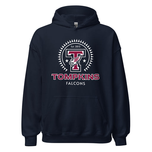 Tompkins High School Falcons Navy Classic Unisex Hoodie 226