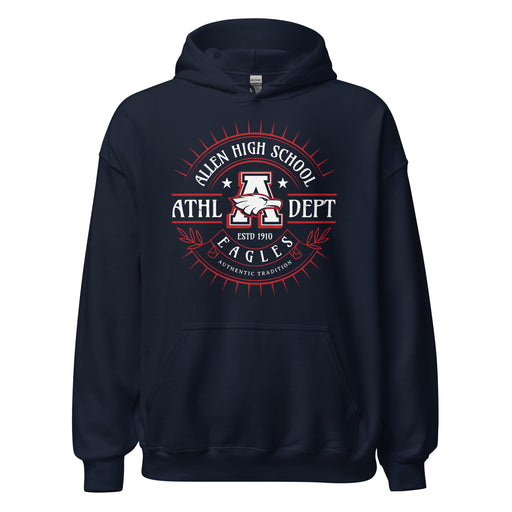 Allen High School Eagles Classic Navy Unisex Hoodie 221