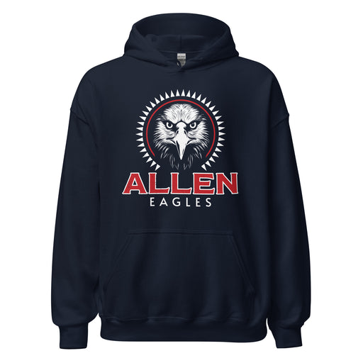 Allen High School Eagles Classic Navy Unisex Hoodie 217