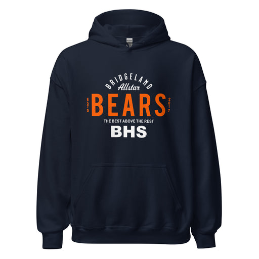 Bridgeland High School Bears Classic Navy Blue Unisex T-shirt 040