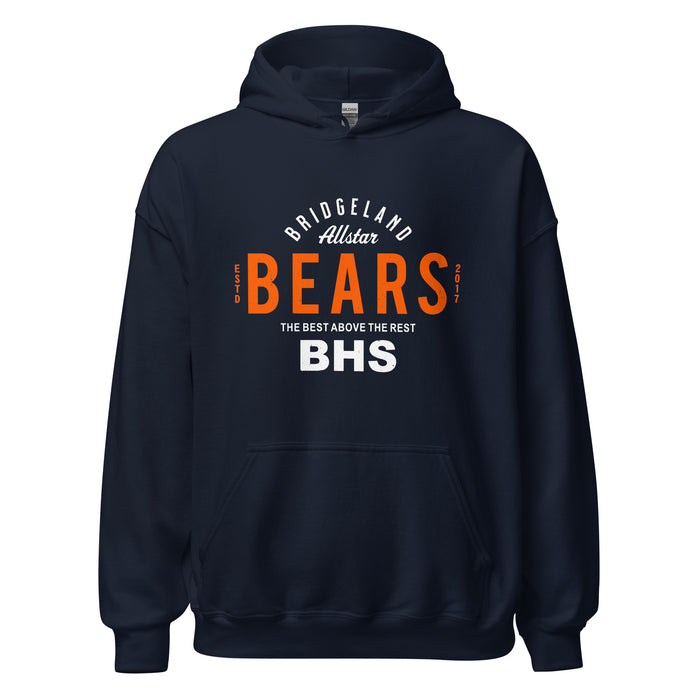 Bridgeland High School Bears Classic Navy Blue Unisex T-shirt 040