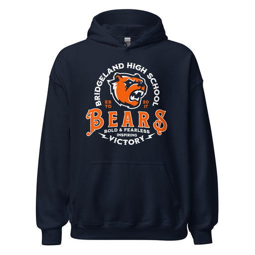 Bridgeland High School Bears Classic Navy Blue Unisex T-shirt 206