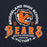 Close-up view of Bridgeland High School Bears Classic Navy Blue Unisex T-shirt 206