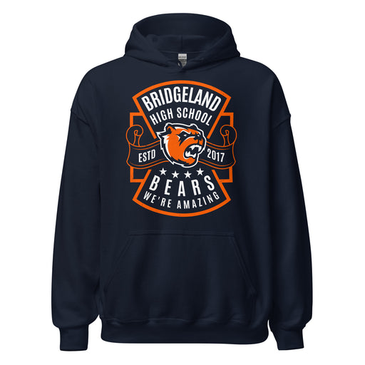 Bridgeland High School Bears Classic Navy Blue Unisex T-shirt 207