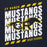 Close-up view of Cypress Ranch High School Mustangs Navy Classic Unisex Hoodie 223