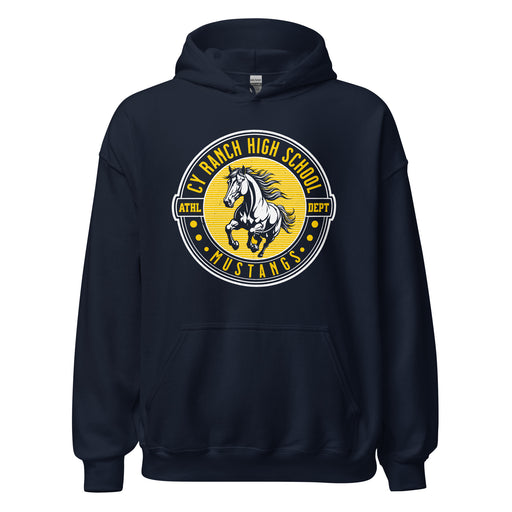Cypress Ranch High School Mustangs Navy Classic Unisex Hoodie 224