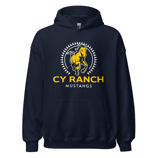 Cypress Ranch High School Mustangs Navy Classic Unisex Hoodie 226