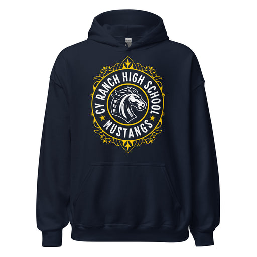 Cypress Ranch High School Mustangs Navy Classic Unisex Hoodie 227