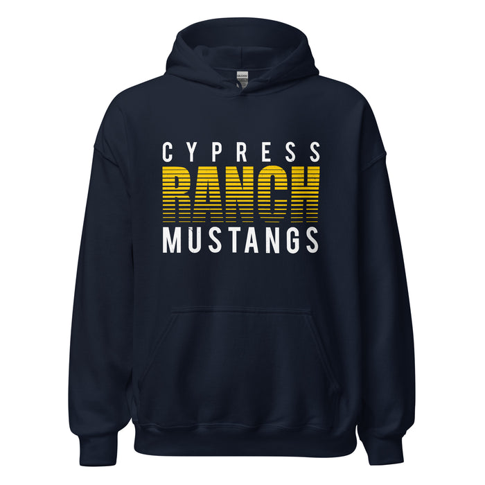 Cypress Ranch High School Mustangs Navy Classic Unisex Hoodie 024