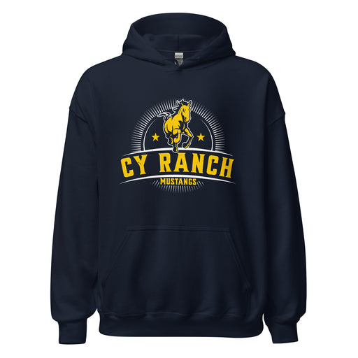 Cypress Ranch High School Mustangs Navy Classic Unisex Hoodie 221