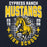 Close-up view of Cypress Ranch High School Mustangs Navy Classic Unisex Hoodie 204