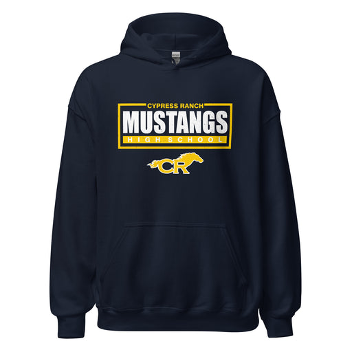 Cypress Ranch High School Mustangs Navy Classic Unisex Hoodie 049