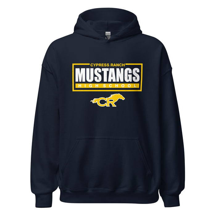 Cypress Ranch High School Mustangs Navy Classic Unisex Hoodie 049