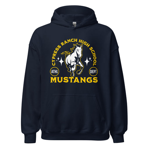 Cypress Ranch High School Mustangs Navy Classic Unisex Hoodie 208