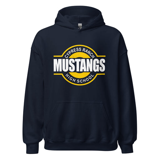 Cypress Ranch High School Mustangs Navy Classic Unisex Hoodie 011