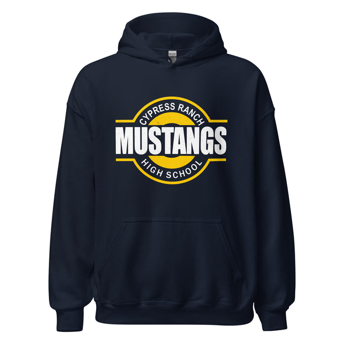 Cypress Ranch High School Mustangs Navy Classic Unisex Hoodie 011