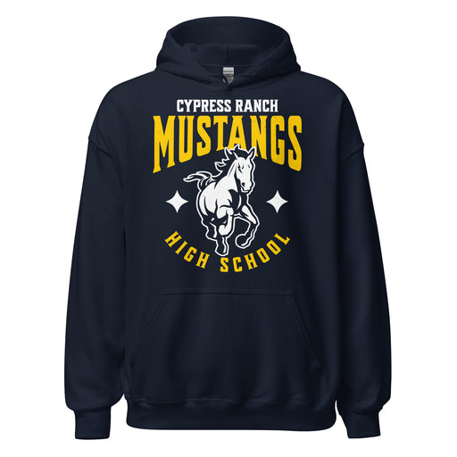 Cypress Ranch High School Mustangs Navy Classic Unisex Hoodie 213