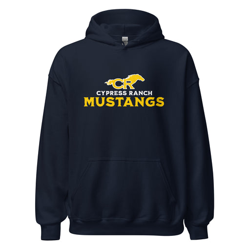Cypress Ranch High School Mustangs Navy Classic Unisex Hoodie 233