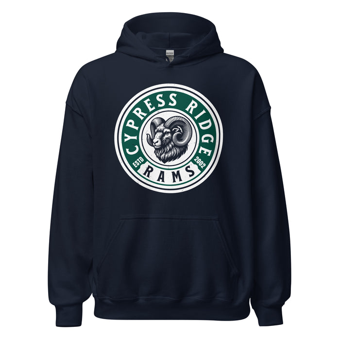 Cypress Ridge High School Rams Navy Classic Unisex Hoodie 220