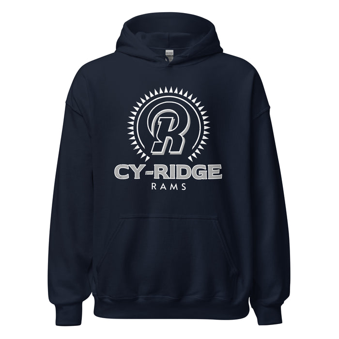 Cypress Ridge High School Rams Navy Classic Unisex Hoodie 226
