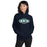 Woman wearing Cypress Ridge High School Rams Navy Classic Unisex Hoodie 009