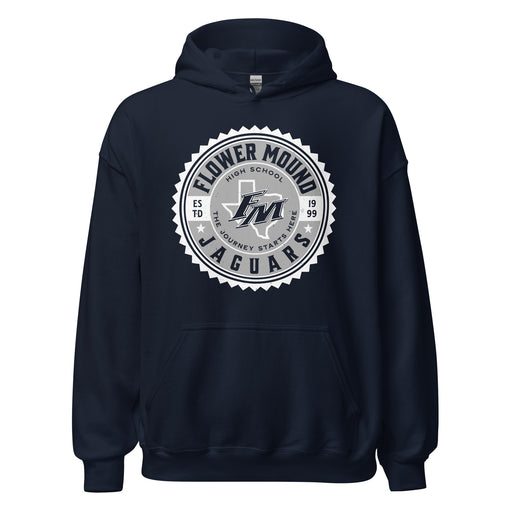 Flower Mound High School Jaguars Navy Blue Classic Unisex Hoodie 203